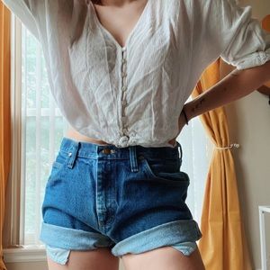 Wrangler high waisted shorts